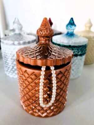 Schmuckdose in bronze