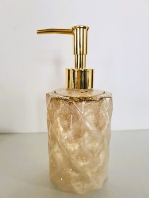 Seifenspender in magic-gold und Glitzer