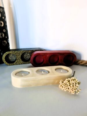 Teelichtform in magic-white